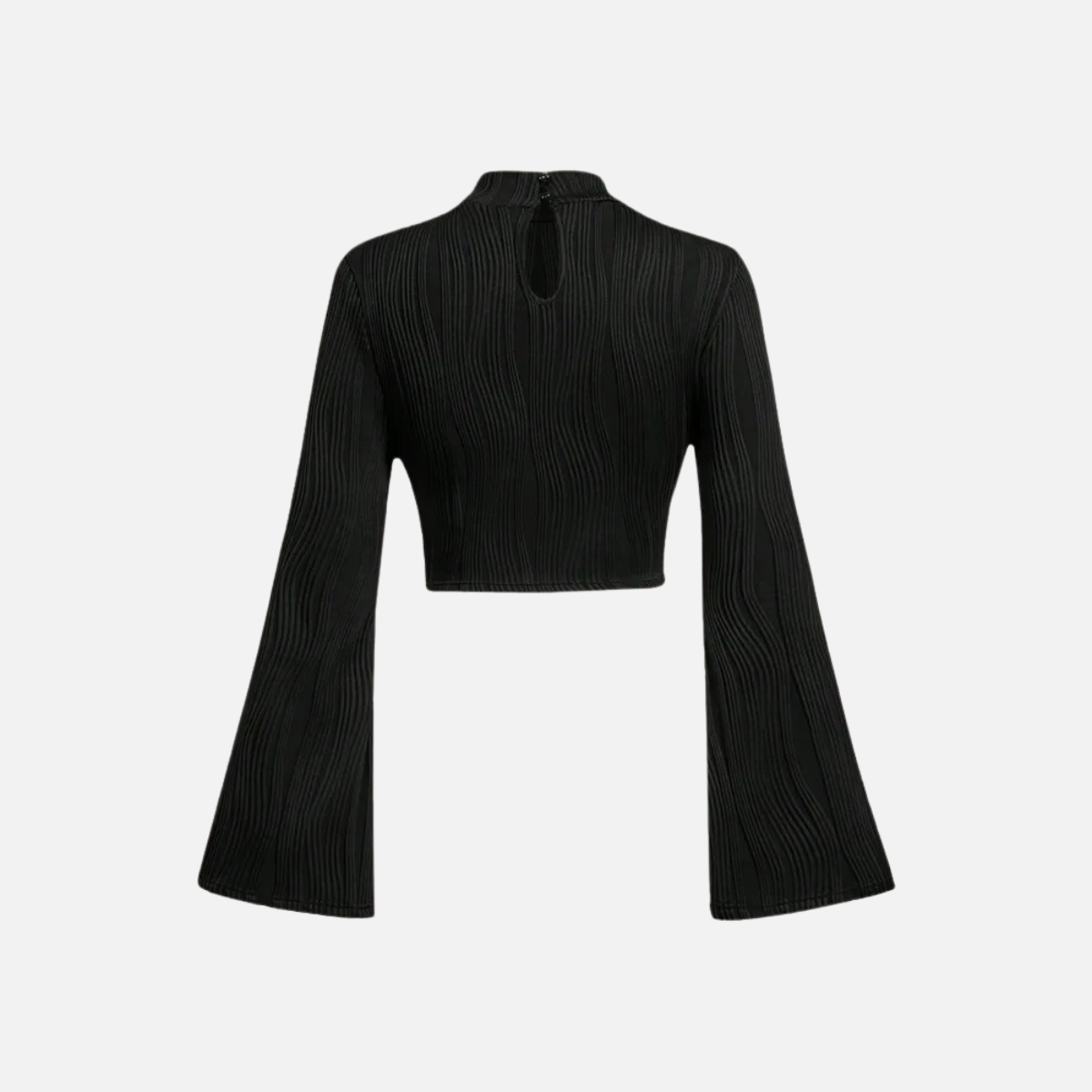 Cropped-Top mit weitem Ausschnitt und perfekter Passform durch Bügel