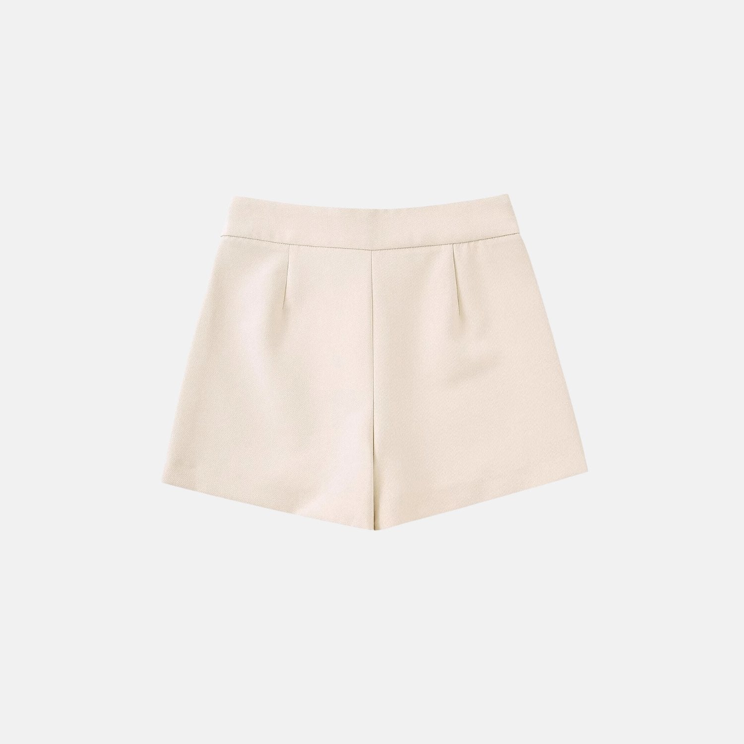 High-Waist-Shortsrock mit dekorativen Taschen